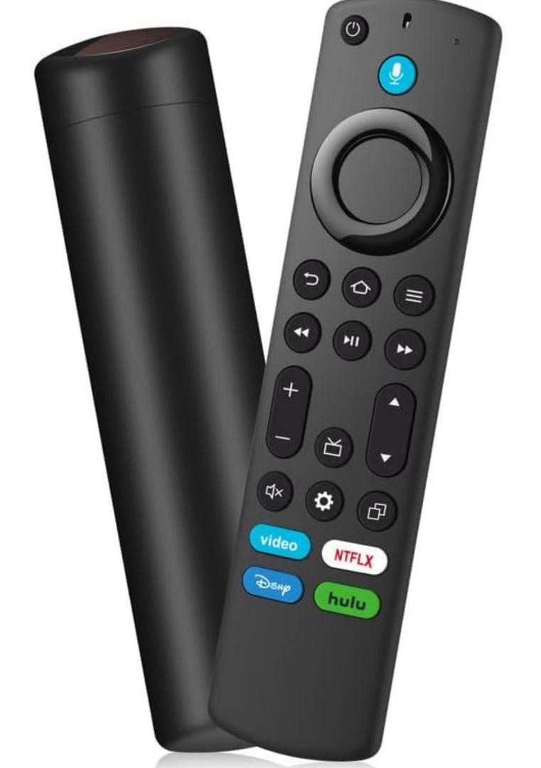 Replacement Voice Remote for Fire Insignia TVs Stick (2nd/3rd Gen)/4K/Lite/4K Max/Cube, Remote Control Compatible with All Fire Series TV Stick, for Smart TV 3rd Gen