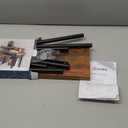 JayRex Countertop Organizer Organization, 3 Tier Moveable Corner Shelf Organizer for Kitchen, Bathroom, Spice Rack, Coffee Area, Over Sink, Dresser Table (Rustic Brown)