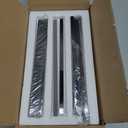 15 Pcs Marble Tile Edge Trim,12 Inch Marble Pencil Liner Both Side Polished for Bathroom, Backsplash, Kitchen, Tile Shower (15 - Black)