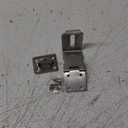 Practical Lock Plate with Corner Buckles 1 Pcs 5 Inches Left and Right Open Silver Thickened 1Pcs(5inch)