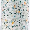Kitchen Utensil Holder,7.2Extra Large Stable Terrazzo Marble Pattern Ceramic Utensil Crock,Utensil Organizer for Countertop,Kitchen Decor,Utensil Holder for Housewarming,Wedding Gift Blue