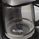 Mr. Coffee 12-Cup Programmable Coffee Maker Black: Drip Machine, Dishwasher-Safe, Electric, Paper Filter