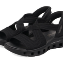 Skechers Women's Strappy Sandal, Size 8, Black