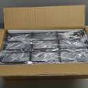 X-cosrack 6-Tier Wall-Mounted Spice Rack Organizer with Mixed Basket Sizes, Height-Adjustable Hanging Spice Shelf for Kitchen Pantry Cabinet, Large-Capacity Seasoning Holder, Black