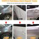 Dent Puller, 134PCS Paintless Dent Removal Kit Car Dent Puller Kit with Slide Hammer 2 in 1 T-Bar, Golden Lifter, Bridge PullerDent Remover Tool for Car Hail, Dings Damage DIY Repair 