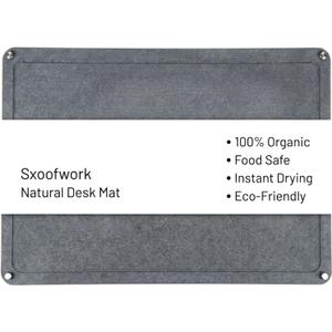 Large Diatomaceous Earth Stone Dish Drying Mat – Quick Drying, Super Absorbent Kitchen Mat for Counter, Dish Drying Rack, Non-Toxic Food Grade Stone Bath Mat, 24" x 16"