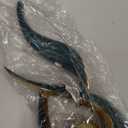 XMGZQ Gold Ceramic Abstract 2 Piece Statue Set,Mid Century Modern Abstract Art Home Decor Statue Mantelpiece on Unique Shelf Decor, TV Cabinet Divider Table top and Dining Table Centerpiece (Green)