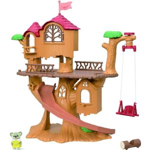 Calico Critters Dollhouse Series Adventure Treehouse 2025 Edition | Vacation Dollhouse Toy | Ages 3+, Dollhouse Gift Set