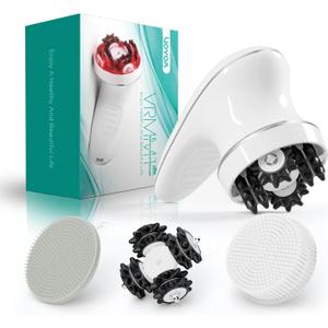 VOYOR Electric Cellulite Massager, Body Sculpting Machine for Arms, Belly, Legs, Waist, Buttocks, 3 Strengths for Body Cleaning and Deep Tissue Cellulite Massage, IPX7 Waterproof & Cordless VRMM1-NEW