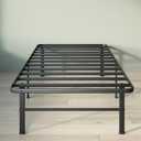 ZINUS RUMI 14IN TWIN METAL BED FRAME, QUICK ASSEMBLY SMARTBASE - BLACK