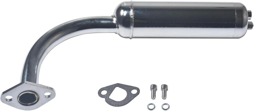 Exhaust with Muffler for Predator 212cc 196cc 6.5HP Go Kart Mini Bike for Coleman CT200U BT200X CT200u-ex Mini Bike for Honda GX160 GX200 Go Kart