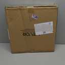 VEVOR Drum Lamp Shade 2 Set, 16 in Top x 16 in Bottom x 12 in High, Large Lampshade with Harp, Replacement Lamp Shade for Table Lamps Floor Lamps Pendant Lights, Easy Assembly Required (Light Linen)