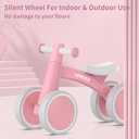 SEREED Baby Balance Bike for 1 Year Old Boys Girls 12-24 Month Toddler Balance Bike, 4 Wheels Toddler First Bike, First Birthday Gifts