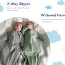 ZIGJOY Baby Transitional Swaddles for Newborns: 0.5 Tog Arms Up Sleep Sack 3-6-12 Months Soft Cotton Shark Fin 2 Way Zipper