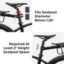ROCKBROS Rear Bike Rack Adjustable Quick Release Bike Back Rack