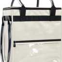 Reusable Grocery Bag on Wheels,(Small, Beige) Rolling Shopping Bags with Wheels and Handle, Folding Rolling Tote Trolley, 3 Pockets and Zipper Cover, Carries Up to 22 LBS