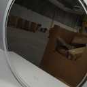 KWW Round Mirror Bathroom LED Lighted Mirror, Illuminated Dimmable Anti-Fog Wall-Mounted Makeup Vanity Mirror with Lights (23.5" L x 23.5" W)