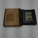 La Crosse Technology WT-8002U-B-INT Digital Black Clock with Indoor Temperature