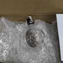 12 Pcs Catholic Holy Water Bottles 0.5 Floz Embossed Glass Holy Water Bottle with Toned Cap and Depiction Communion Gifts for Family Church (Silver,Saint Michael the Archangel Round Cap)