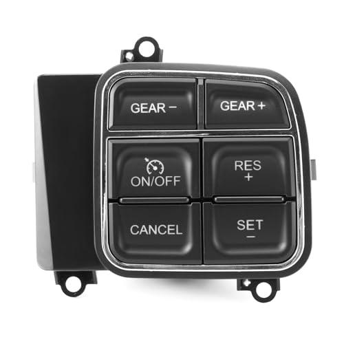 Steering Wheel Cruise Control Switch for 2013-2022 Dodge Ram 1500, 2019-2022 Ram 1500 Classic Cruise Control Switch Assembly, Replace 68111384AA, 68111384AB, CCA1384, V33800018