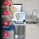 Frigidaire EFIC123-SS Counter Top Maker, Produces 26 pounds Ice per Day, Stainless Steel