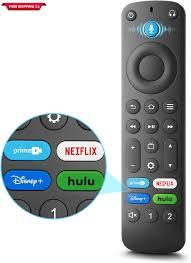 Replacement Voice Remote Control for All Fire-Series, TV Cube/Stick, Compatible with Stick 4K Max/4K (1st/2nd Gen), Stick (2nd/3rd Gen)/Lite/HD, Fit for Insignia/Toshiba/Pioneer Smart TV, Not for Roku