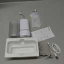 Powerful Portable Cordless Water Dental Flosser: Rechargeable [2000 mAh Li-ion] Mini Oral Irrigator Travel & Home Machine Cleaner Large Vol Telescopic Tank 5 Modes IPX7 Waterproof Electric Teeth Pick (White)