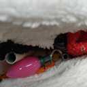 DUMOS 2-Piece Lighted Penguin Family Outdoor Christmas Decoration, Pop up Holiday Decor with 150 LED Lights for Yard, Garden, Storefront, White Red (3ft)