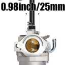 Carburetor Compatible with Storm Responder 5500 8250 Generator 030424 030430 Nikki 695114 695115 Troy-Bilt 5550w 10hp OHV 01919 204412-0147-E1 Porter Cable 5250 Watt BSI525-W