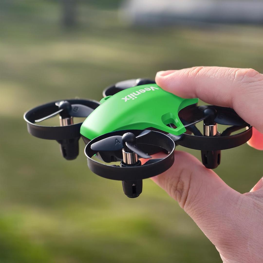 V995 Mini Drone for Kids and Beginners, Indoor Outdoor Quadcopter Plane for Boys Girls with 3D Flips,360 Rotation,Circle Fly,Auto Hover, Headless Mode and 3 Batteries,Gift for Boys and Girls