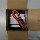 100TECH Boat Fuel Gauge Marine Fuel Gauge for Boat RV Yacht Car Truck, Motorcycle, Automotive Replacement Fuel Gauges, 5 Signals Adjustable 240-33ohm 0-190ohm 240-30ohm 0-180ohm 10-180ohm(All Black)