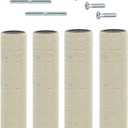 SHENGOCASE 4-Pack Cat Tree Replacement Post 13.8" L, 3.15"  Pole with M8 Bolt, Cat Tower Relacement Post, DIY Cat Scratching Post Replacement Part Pole