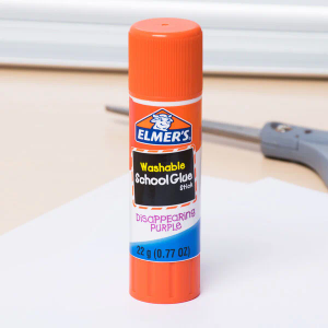 Elmer's Washable School Glue Stick, Disappearing Purple, 0.77 oz, Pack of 12