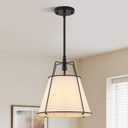 Klgxnrd Black Pendant Light, Modern Farmhouse Cage Kitchen Island Lighting, 12.5”