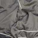 GORGLITTER Men's Baggy Track Pants Y2K Drawstring Elastic Waist Wide Leg Parachute Pants (Large, Black)