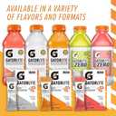 Gatorlyte Zero Rehydration Electrolyte Drink, Fruit Punch, Specialized Blend of 5 Electrolytes, Zero Sugar, No Artificial Sweeteners, No Artificial Flavors, 20 fl oz Bottles (12 Pack) (EXP 04/10/27)