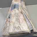 Long Hallway Runner Rug- Carpet Runners for Hallway 12ft, Anti Slip Backing Washable Rug Runner for Bathroom, Entrance, Living Room, Soft Low Pile Modern Rug Runner(2'x12', Grey/Rust)