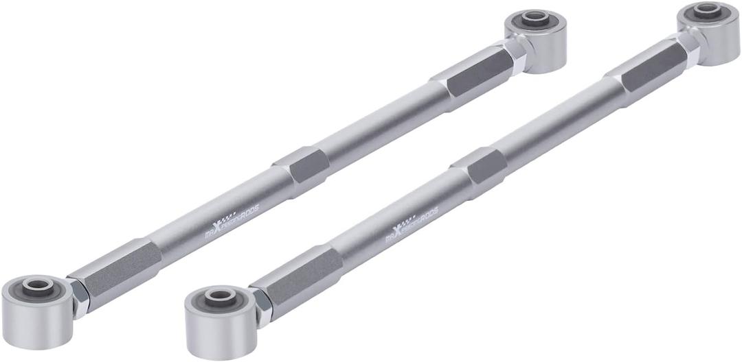 Tuningsworld +/- 4 Adjustable Camber Arm for Mini Cooper 2002-2013 R50 R52 R53 R56 R57 R58 R59 R60 R61, Rear Camber Control Arm Set of 2