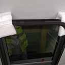 Aucuda RV Window 30x15 with Trim Kit for Camper Replacement in Winter, Horizontal Sliding Windows with Screen for Cargo Trailer 1-3/4" Wall, Teardrop Door Window Tint Shade Glass, DOT Certificated.