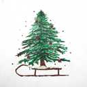 Merry Christmas Shirt for Men Christmas Tree Xmas Short Sleeve Top Mens (White, XXL)