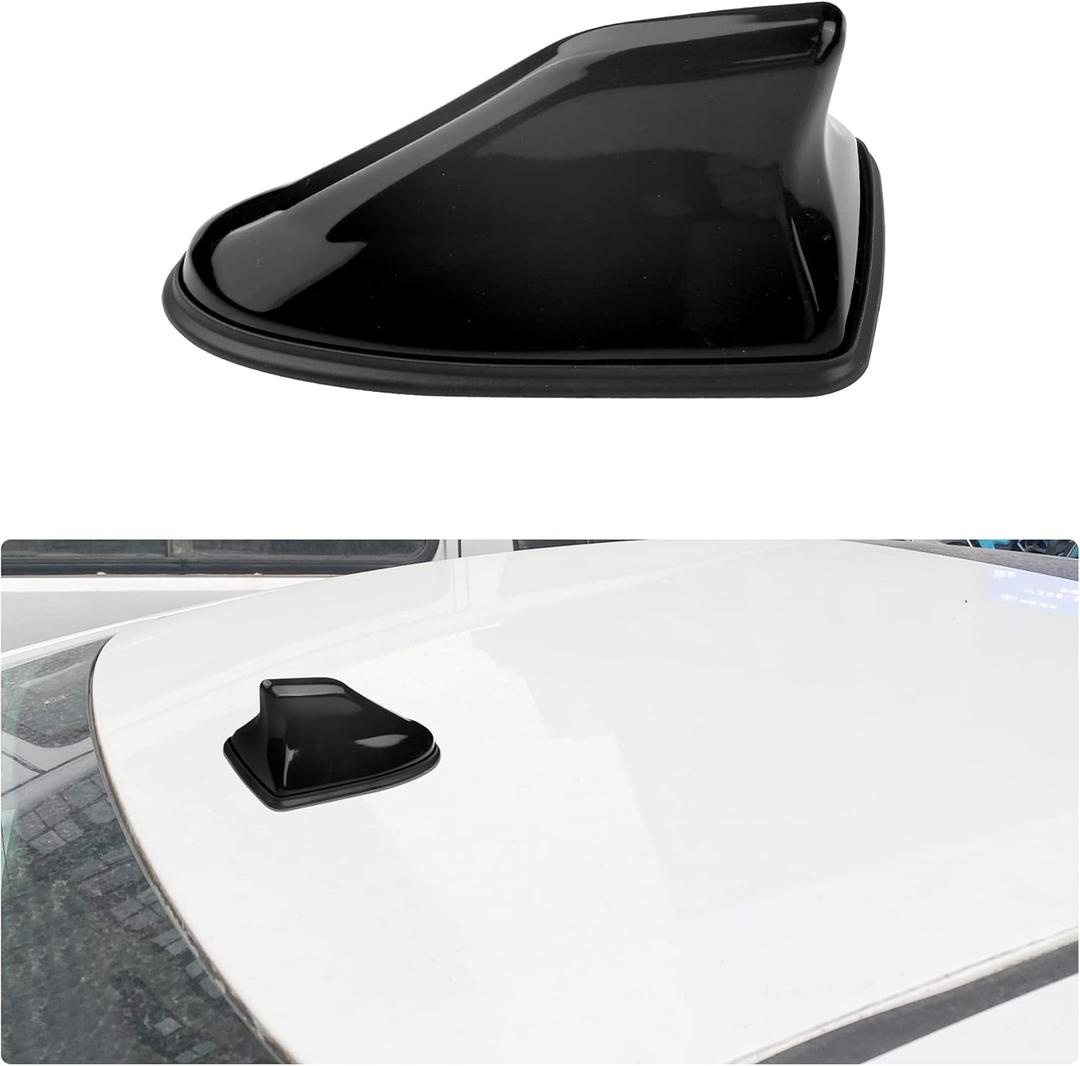 Car Shark Fin Antenna Cover - Fashionable Shark Antenna for Car Decorations,Water Resistant Antennas Cover Replacement Automotive Exterior Accessories for Cars/Hatchback
