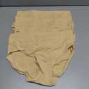 Molasus Women's Cotton Underwear High Waisted Full Coverage Ladies Panties (Regular & Plus Size) (Large, Nude-5pack)