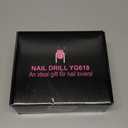 40000RPM Electric Nail File Drill Professional Kit, Drill Machine with LCD Display, Manicure Pedicure Polishing Acrylic Gel Nail Grinder for Salon, Home Use (Pink)