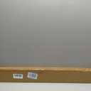 No Drill Cordless Vinyl Mini Blinds,White,32.5" W x 72" H
