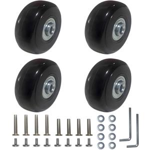Luggage Wheel Replacement, 50mm x 18mm Luggages Suitcase Replacement Wheels Set of 4, Repair Wheels for Luggage for Travel Box, Suitcase