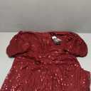 Women's Plus Size Off Shoulder Puff Sleeve Sequin Formal Maxi Dress Evening Party Gowns, 1XL