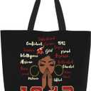 Tote Bag Sorority Gifts Woman Travel Foldable Reusable Canvas Storage Bag Shopping