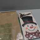 Winter Snowman Be Merry Welcome Porch Sign For Front Door Christmas Snowflake Wooden Vertical Welcome Sign Yard Standing For Patio Front Door Porch Wall Yard Home Decor Indoor Outdoor 8" x 46.5"