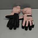 Winter Cycling Gloves Non Slip Touch Ski Gloves Snowboard Accessories Waterproof Pocket Warm Men's and Women's (Pink for Women)