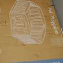 Expandable 6-Panel Pet Playpen  24 Indoor/Outdoor Puppy Fence for Medium Dogs, Portable & Durable with Secure Locking Door, White